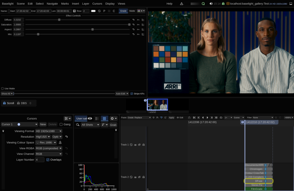 How to Add a Diffusion/Mist Effect in Baselight Using DFuse